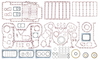 Lower Gasket Kit 3801717 High Quality Truck KTA38 Engine 