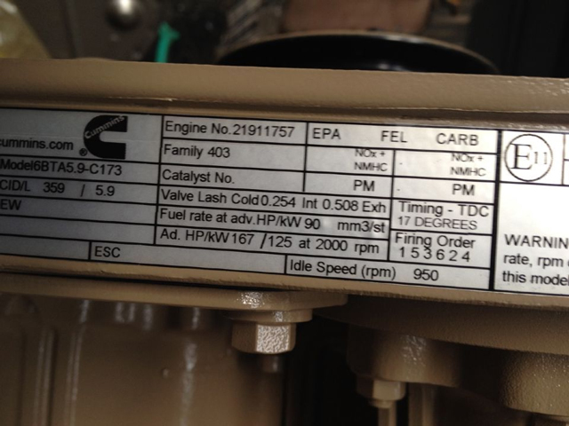 6BTA5.9-C173 Engine Assemble USA Made