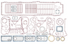  KTA50 Diesel Engine Overhaul Lower Gasket Kit 3804300 for Cummins 