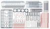 Engine Upper Gasket Kit 4352581 for K50 KT50 Cummins