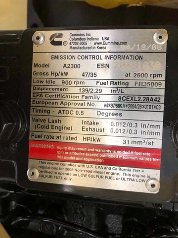 Dongfeng Truck Diesel Engine Assembly A2300